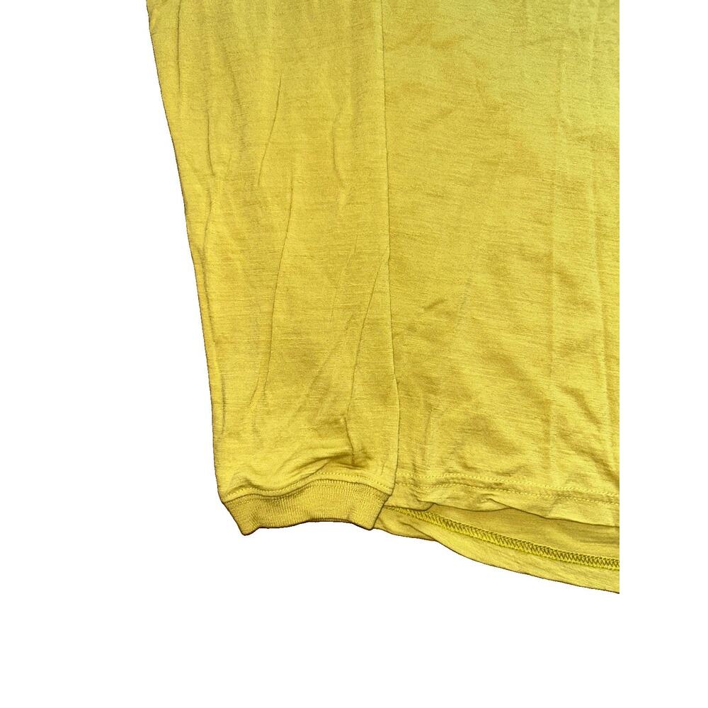 Arc'teryx Wool Base Layer Shirt Women's Large Long Sleeve Chartreuse Skiing - Picture 4 of 9